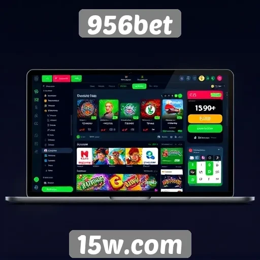 Acessibilidade e interface do site 956bet